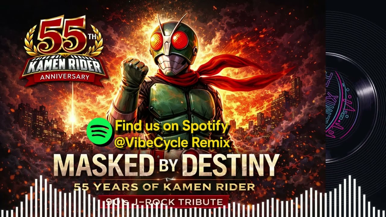 Kamen Rider 55th Anniversary | MASKED BY DESTINY (90’s J-Rock Tribute)