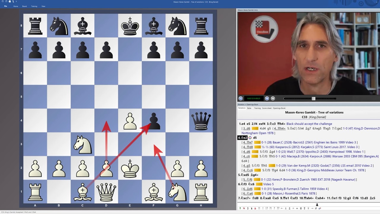 Daniel King - Wicked and wild - The Mason-Keres Gambit in 60 minutes