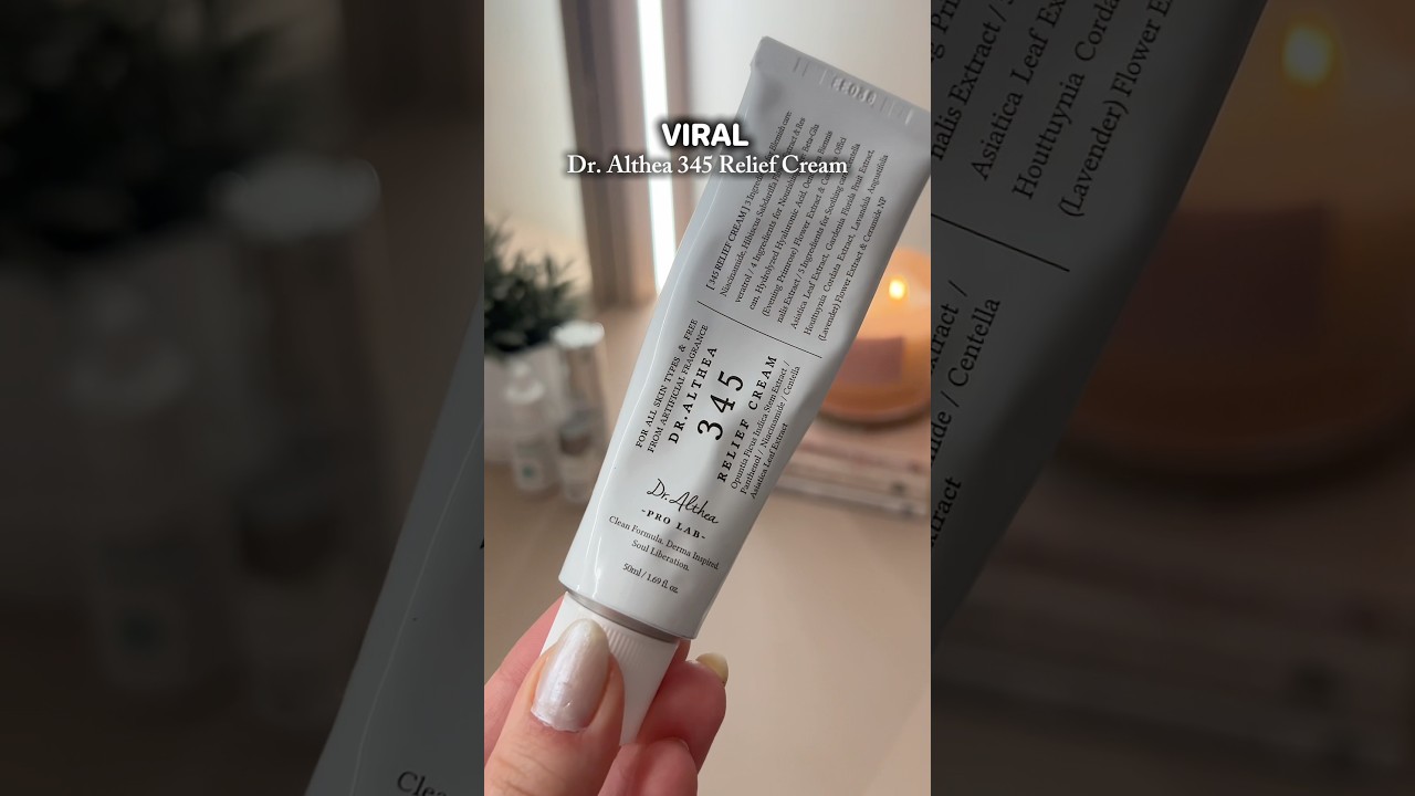 Dr.Althea 345 Relief Cream ASMR 😍 