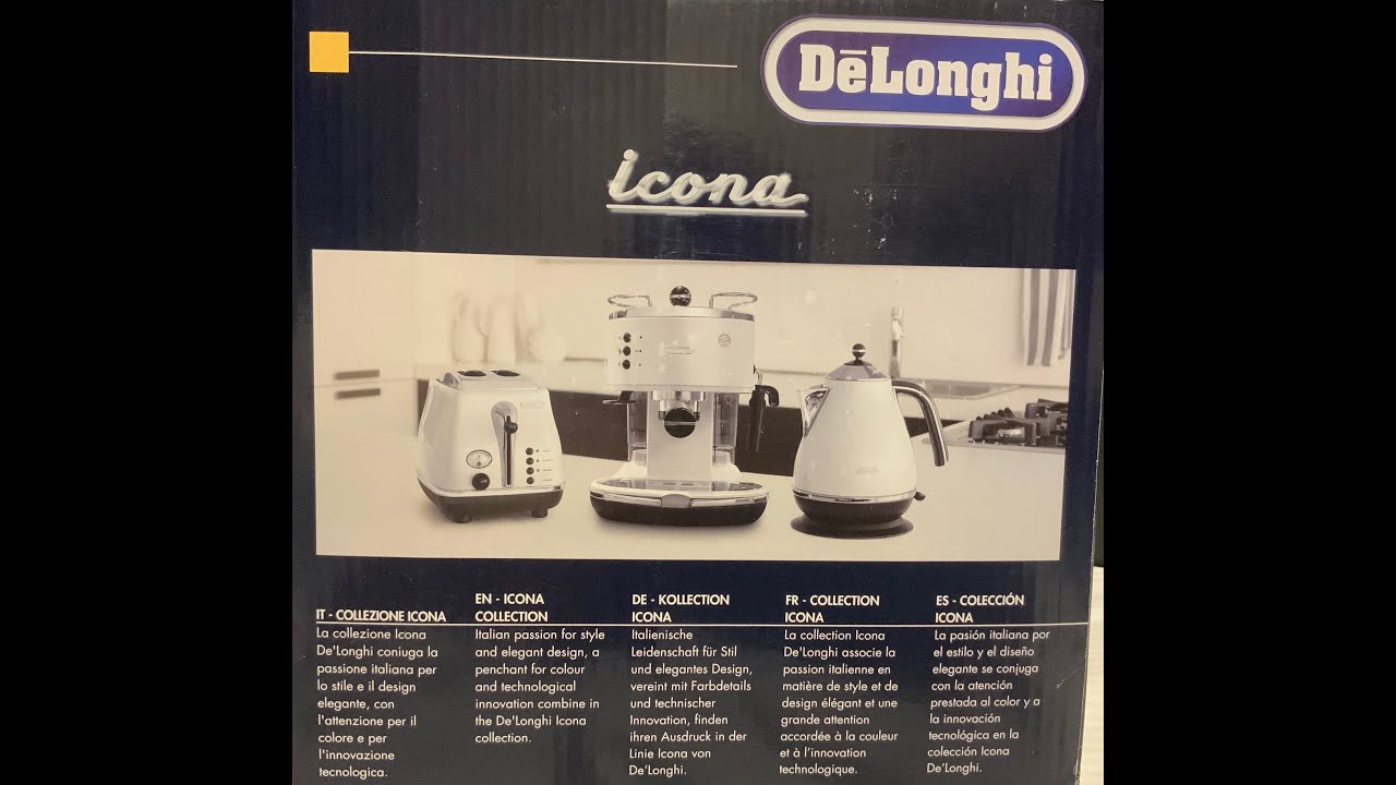 Unboxing Delonghi two-slice toaster - From Amazon