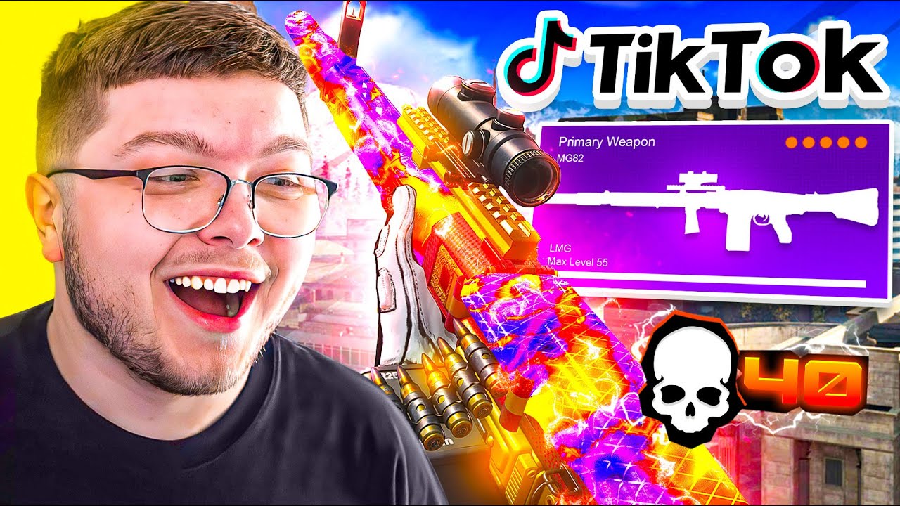 I killed 40 players with the TikTok MG82 Class 😤