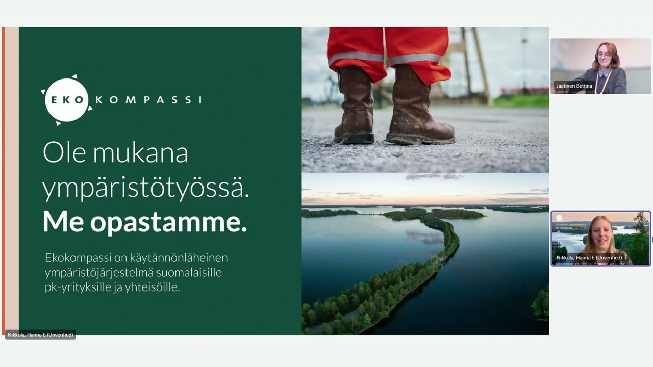 Ekologinen kestävyys kulttuuritoiminnassa: Ryhtiä ympäristötyöhön ympäristöjärjestelmällä