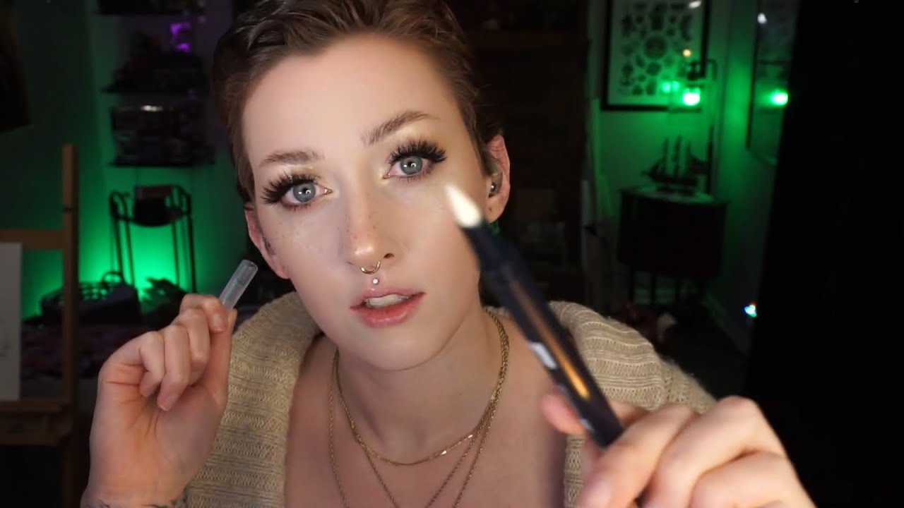 ASMR | Giving my Familiar a New Face (Personal Attention, Face Brushing)