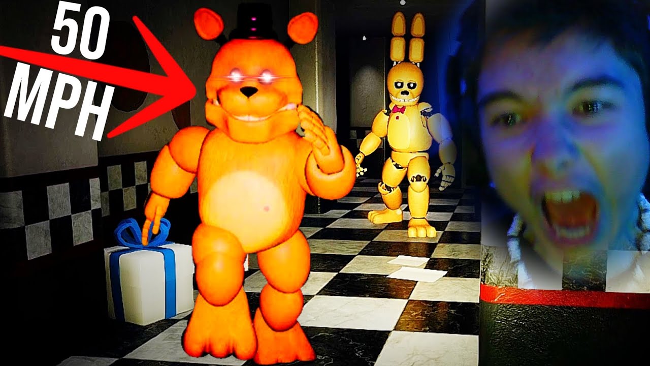 HE RUNS AT 50MPH!│Those Nights at Fredbears - Indie Horror Game