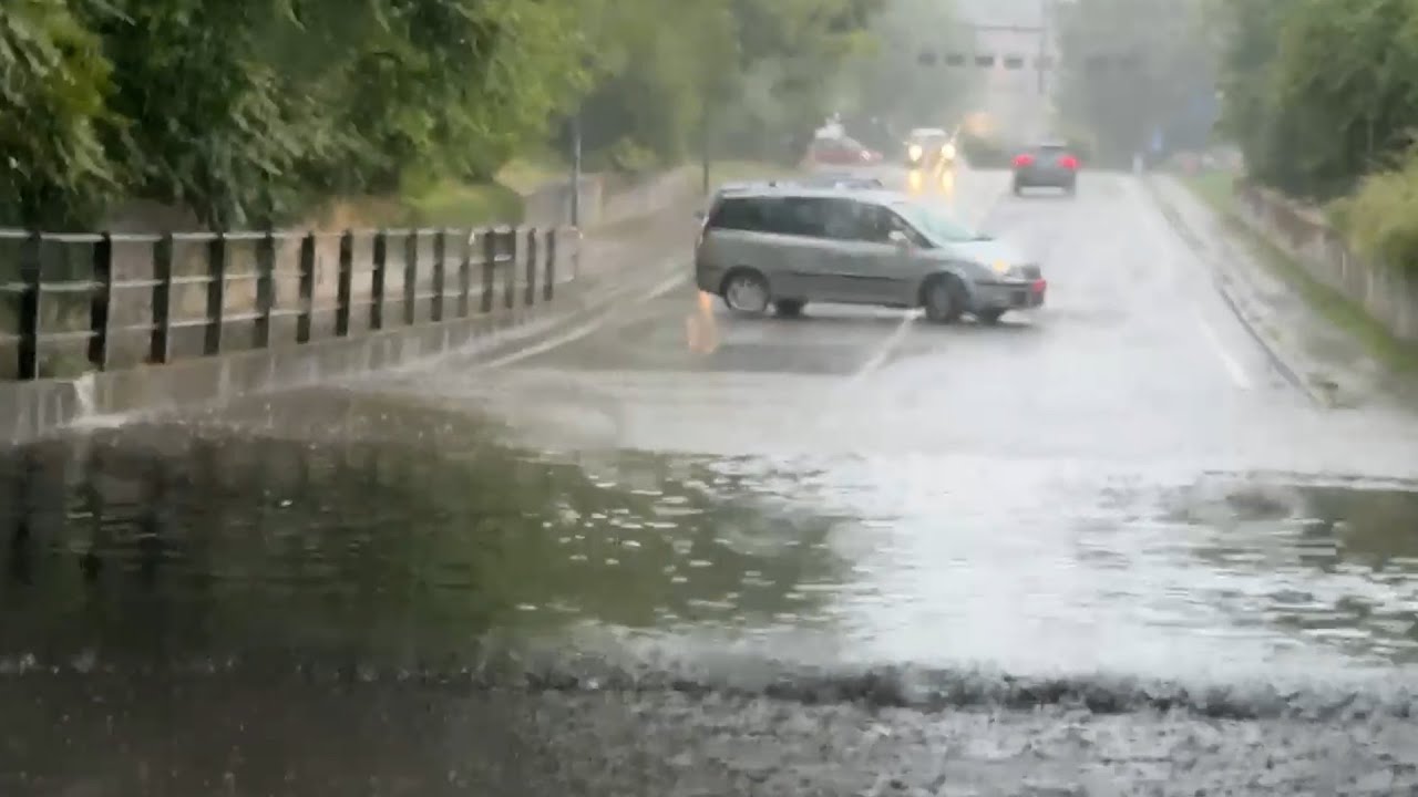 Intenso temporale su Cremona: allagamenti e viabilità in tilt