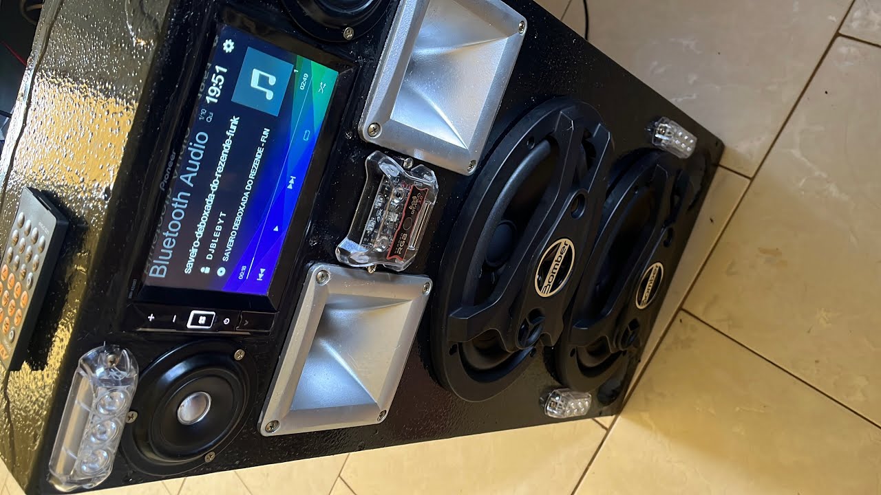 Caixa Bob com par 6x9 bomber tkl 400w  (bateria life po4)