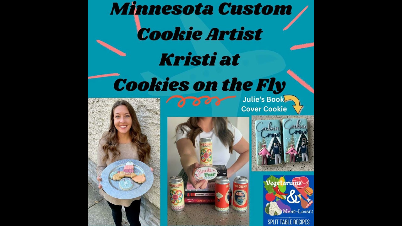 Minnesota Custom Cookie Artist Kristi at Cookies on the Fly