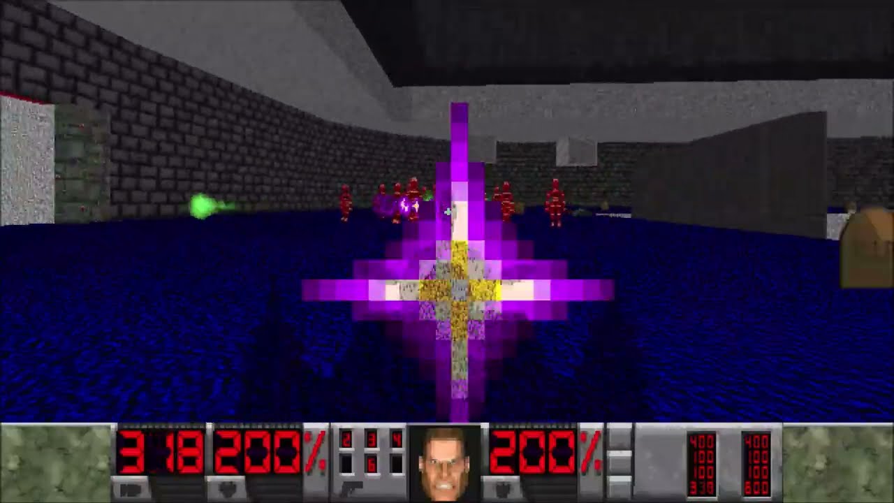 The People's Doom (Freeware Doom IWAD) - E1M1 gameplay/sprite showcase/I dunno dude