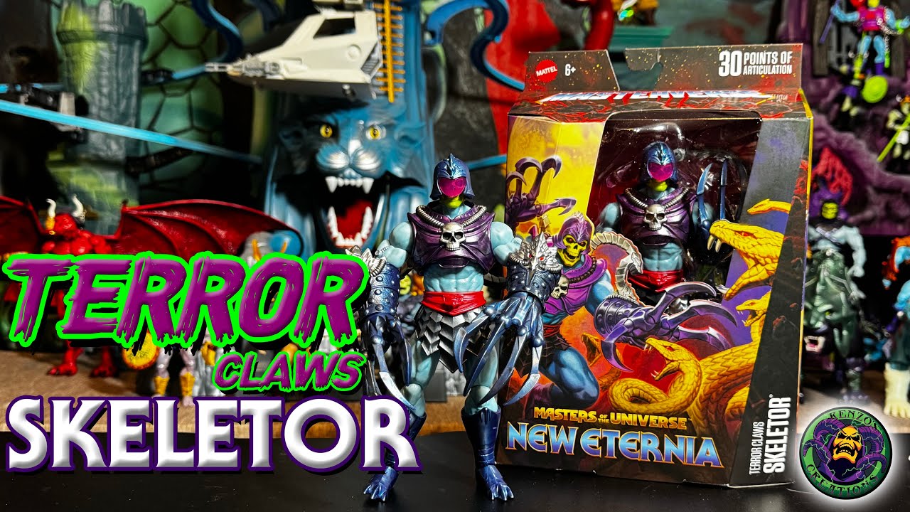 New Eternia Terror Claws Skeletor Masterverse!  Premier! review!  Premier!  Let’s go! @Mattel