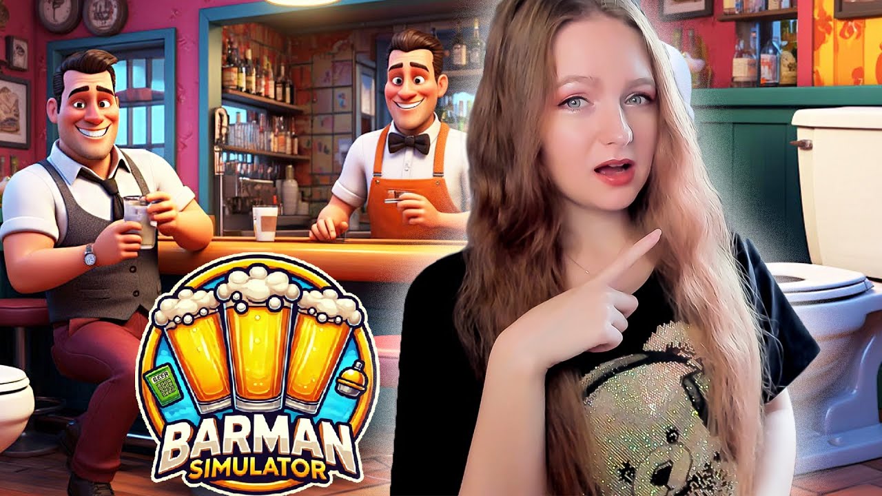 НАНЯЛА ОФИЦИАНТА и КУПИЛА ТУАЛЕТ ► Barman Simulator #2