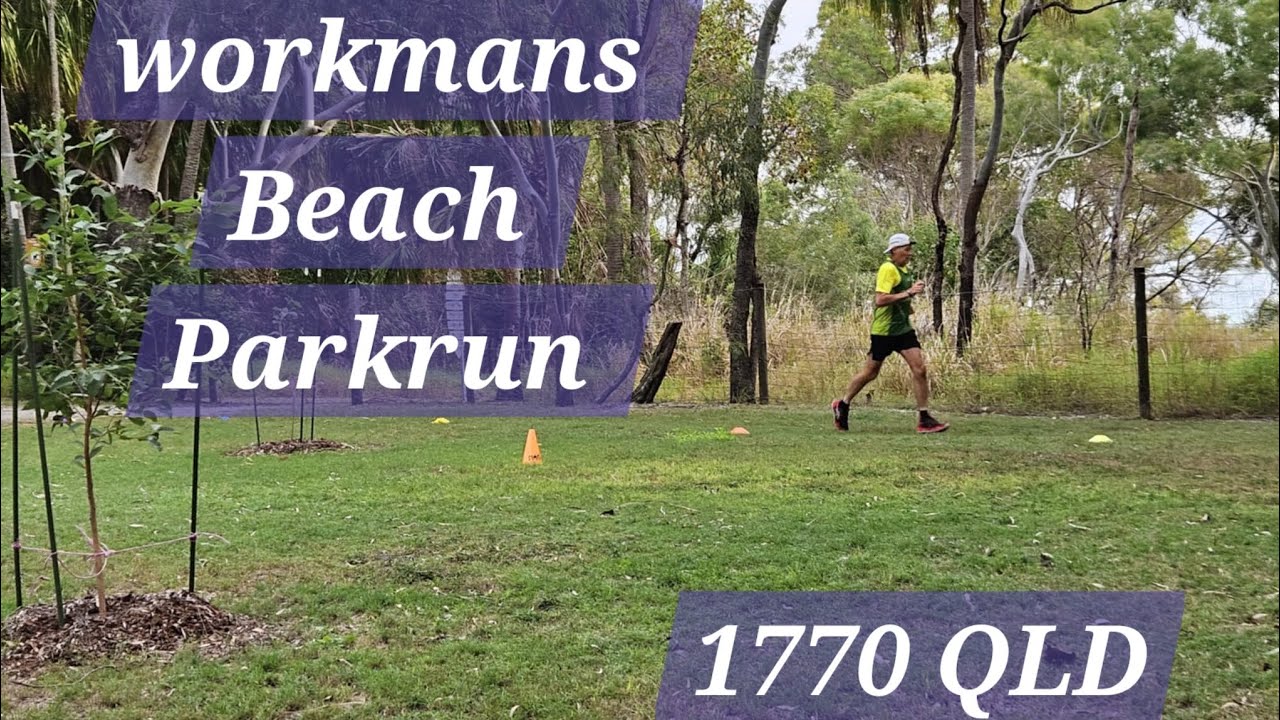 Workmans Beach Parkrun 5km.   1770 QLD AUSTRALIA 🇦🇺