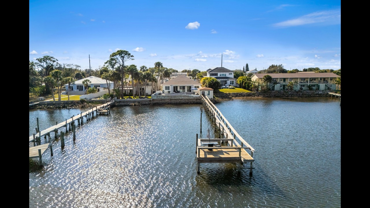 Waterfront- Single Family Home with 5 unit apartment building- Eau Gallie, Melbourne, Florida