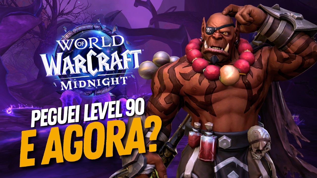 PEGUEI LEVEL 90 E AGORA? Guia Completo do Endgame de WoW Midnight!