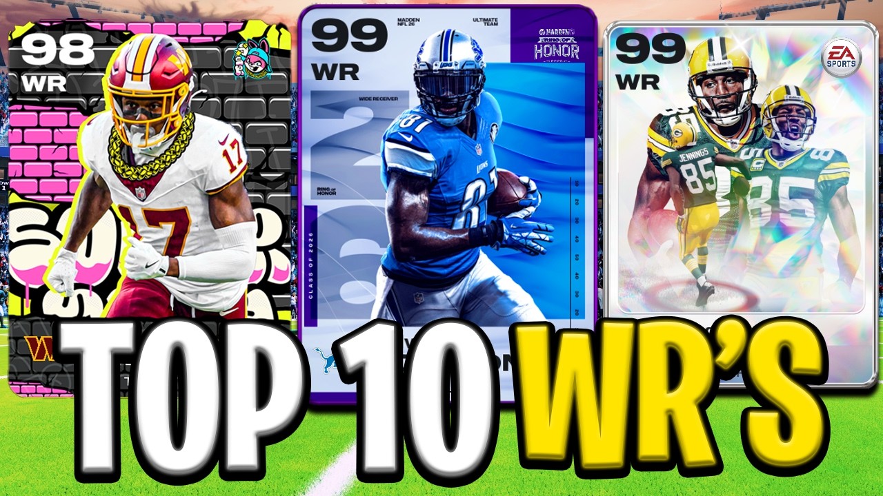 Топ-10 ресиверов в Madden 26!