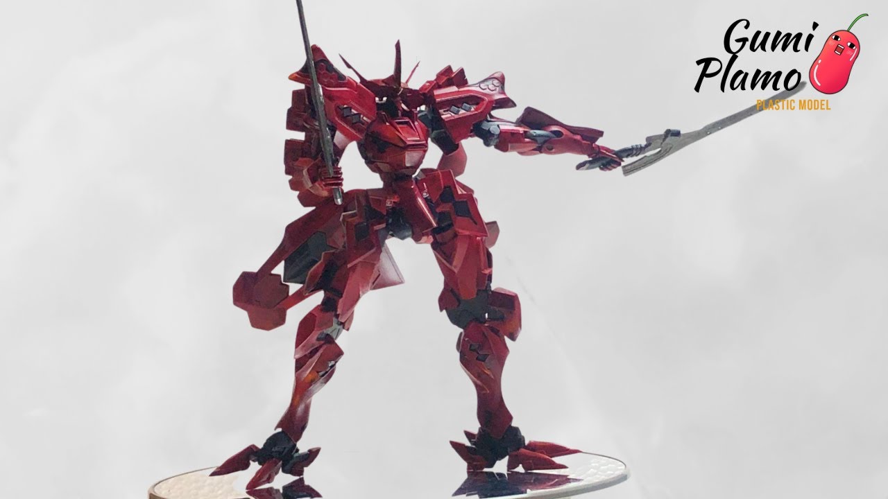 【ModelKit】Muv-Luv Alternative: Brush Painting the Plastic Model of Takemikazuchi Tsukuyomi Mana-ki