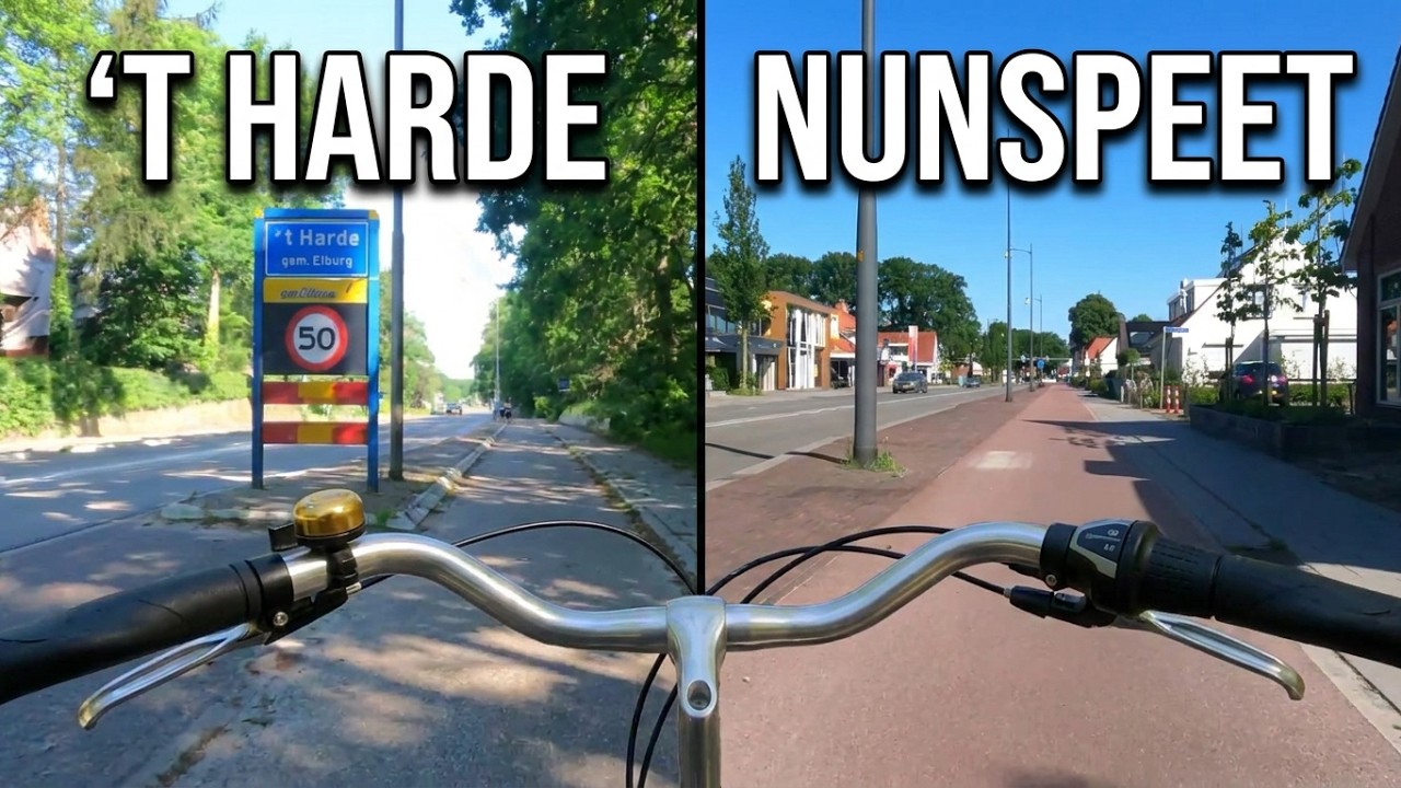 Nederland - fietsland. Vanaf 't Harde naar Nunspeet. Met knooppunten. 7 juli 2021.