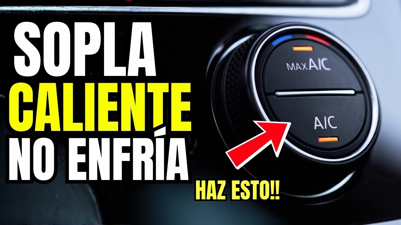 POR ESTO TU AIRE SOPLA CALIENTE (haz esto y enfriará como nuevo)
