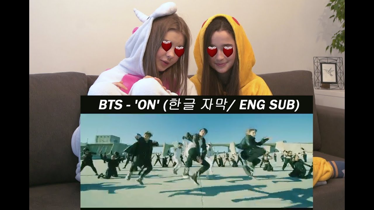 Реакция на BTS - ON от моделей!