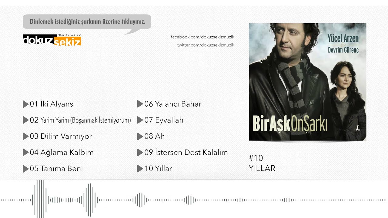 Yücel Arzen & Devrim Gürenç - Yıllar (Official Audio)