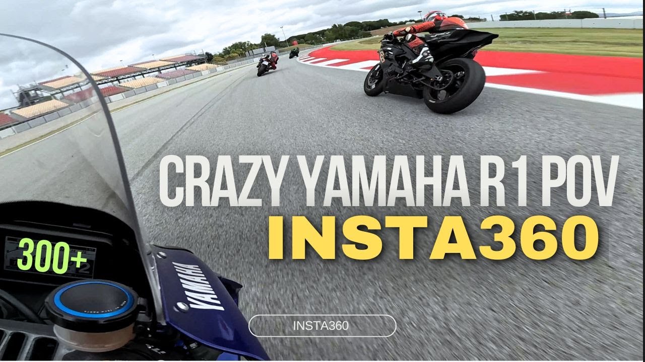 Yamaha RAW SOUND 🔊Catalunya Circuit Montmelo. Barcelona Insta360 POV🔥