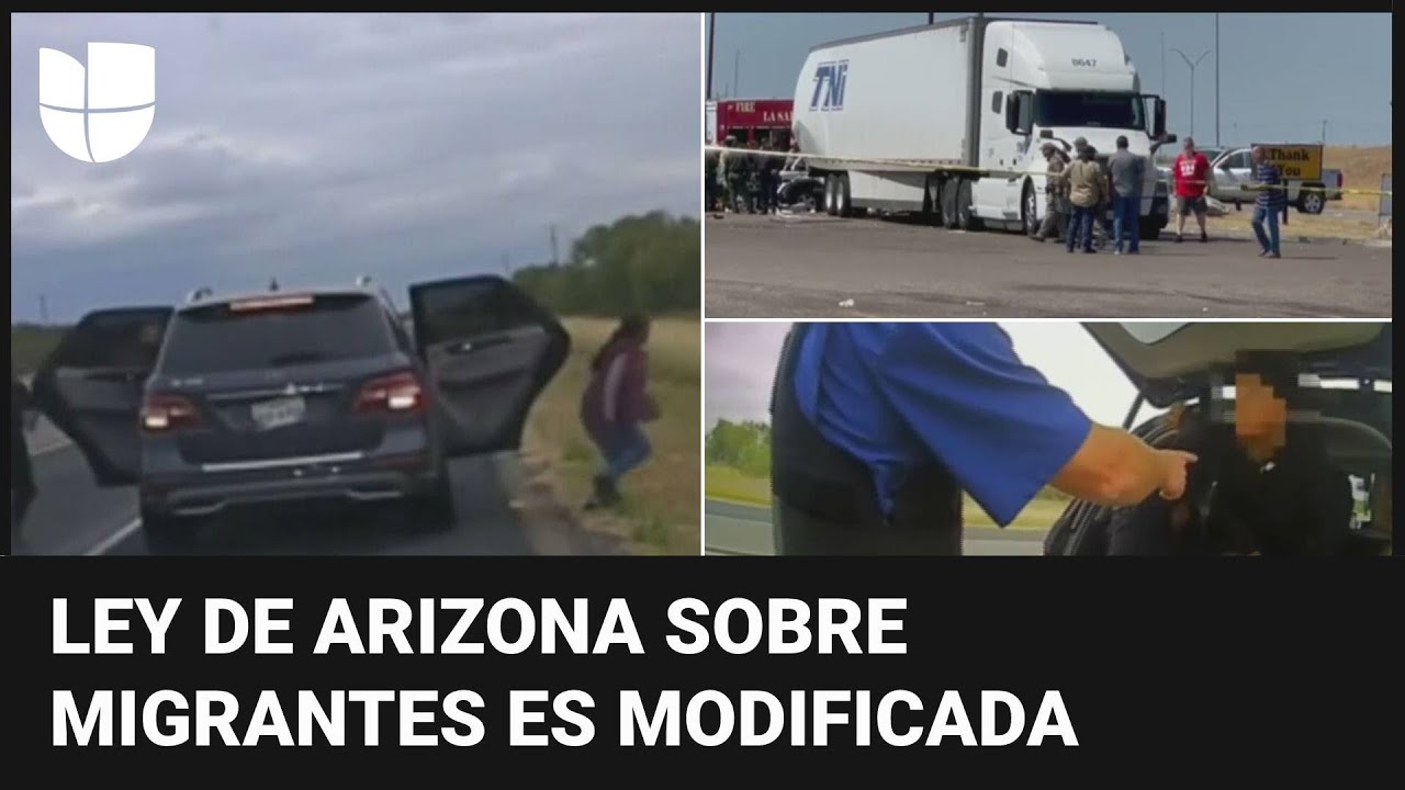 Cambios en una ley de Arizona facilita el trabajo de las autoridades frente al tráfico de migrantes