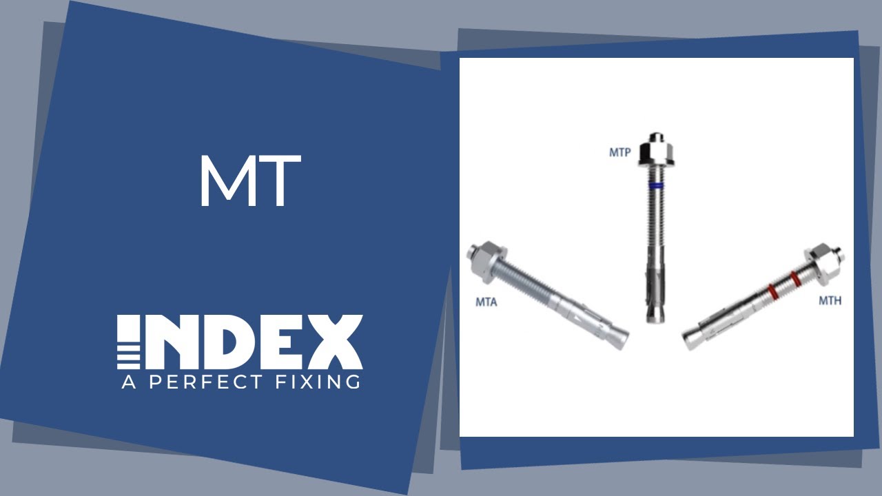 Anclajes met&aacute;licos MT | Anclaje macho para cargas altas en hormig&oacute;n fisurado y no fisurado