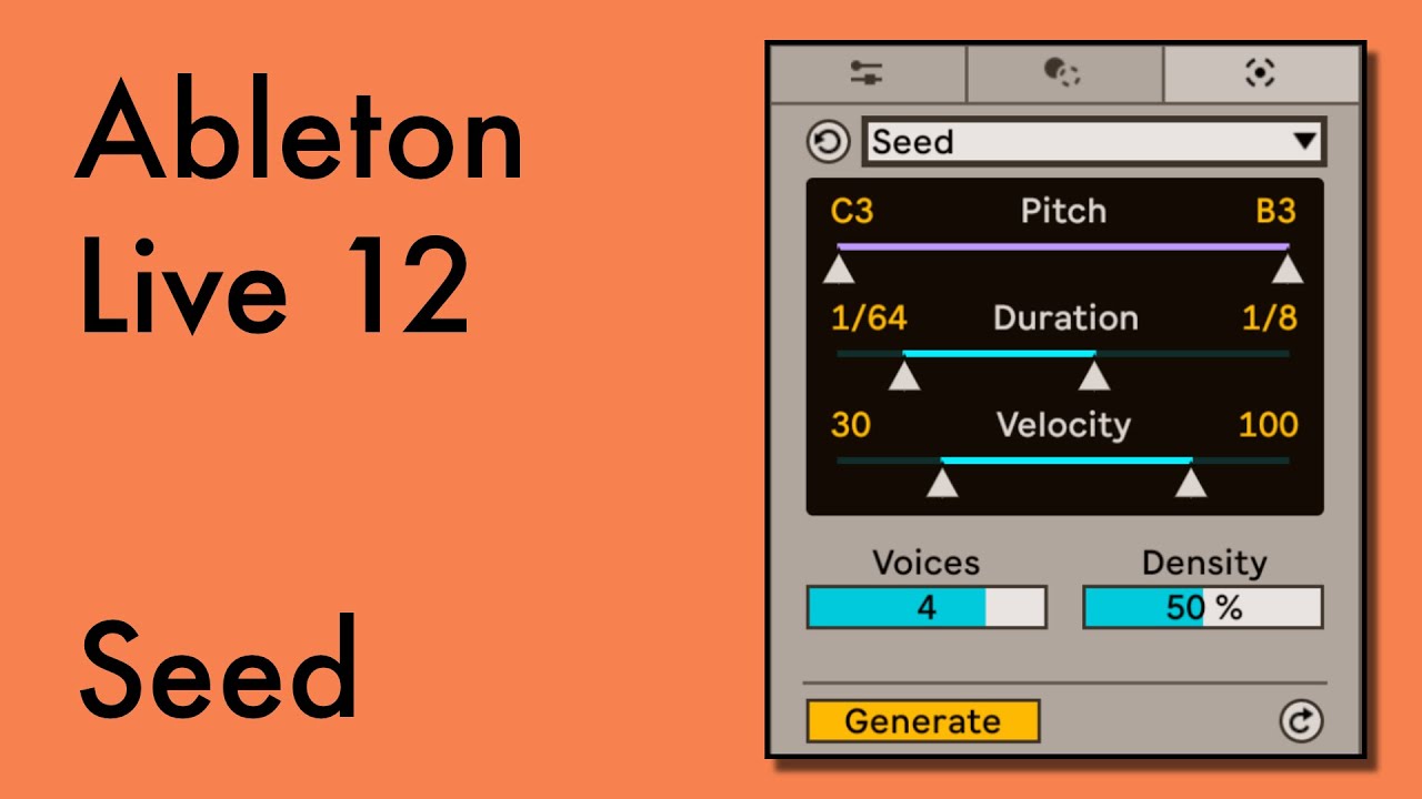 MIDI Seed - New in Ableton Live 12