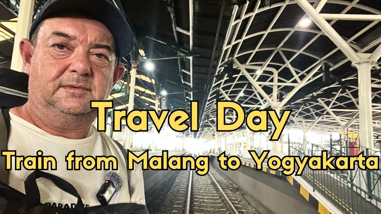 Travel Day: First Train Journey in Indonesia from Malang to Yogyakarta 🇮🇩