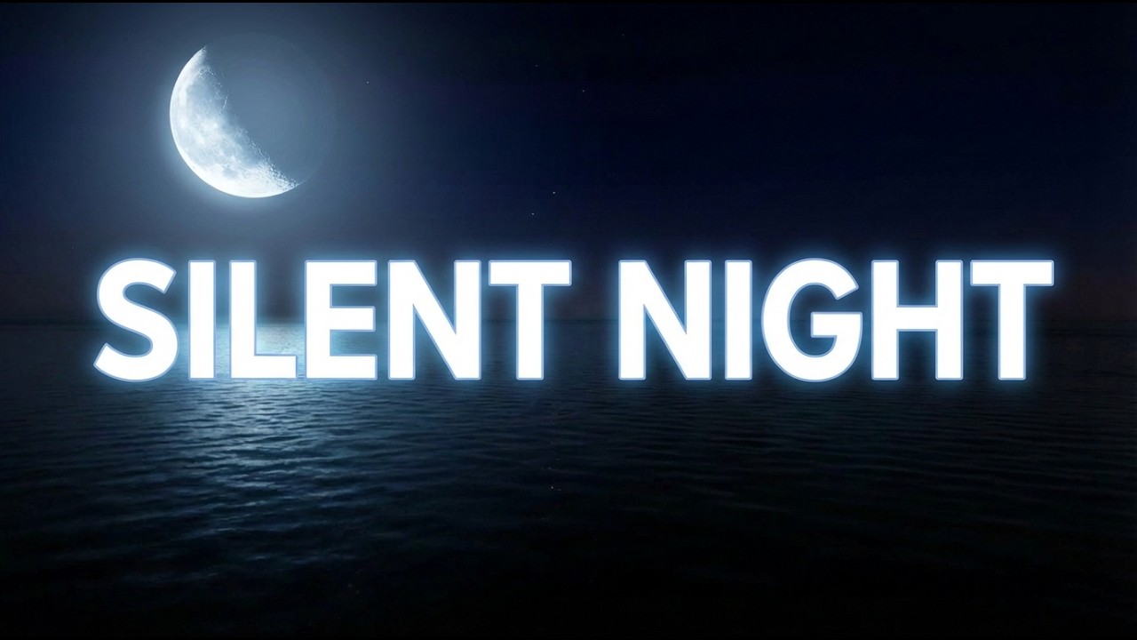 Silent Night Healing | Soft Solfeggio Frequencies for Sleep (With Sound Waves)