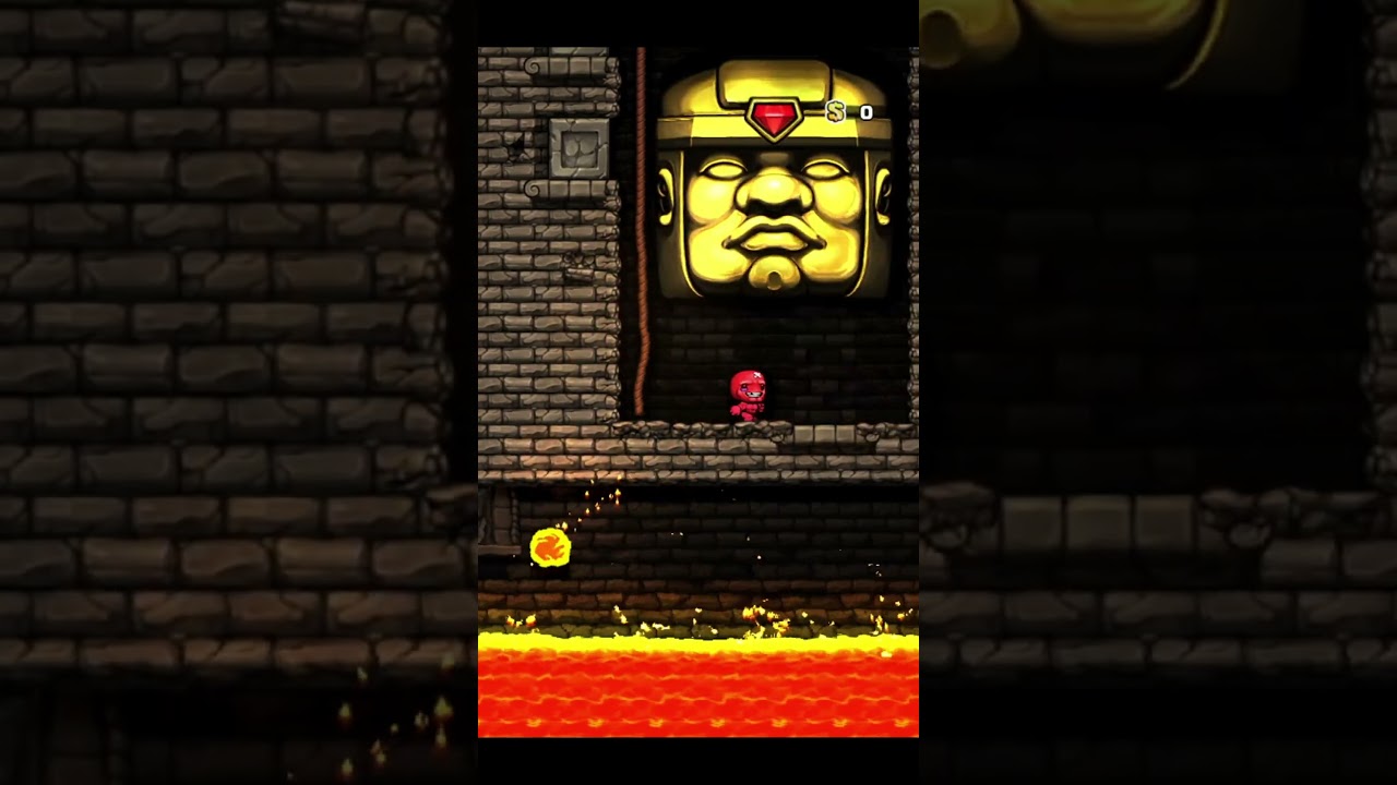 How to Speedrun Defeating Olmec in Spelunky HD #spelunky #spelunkyhd