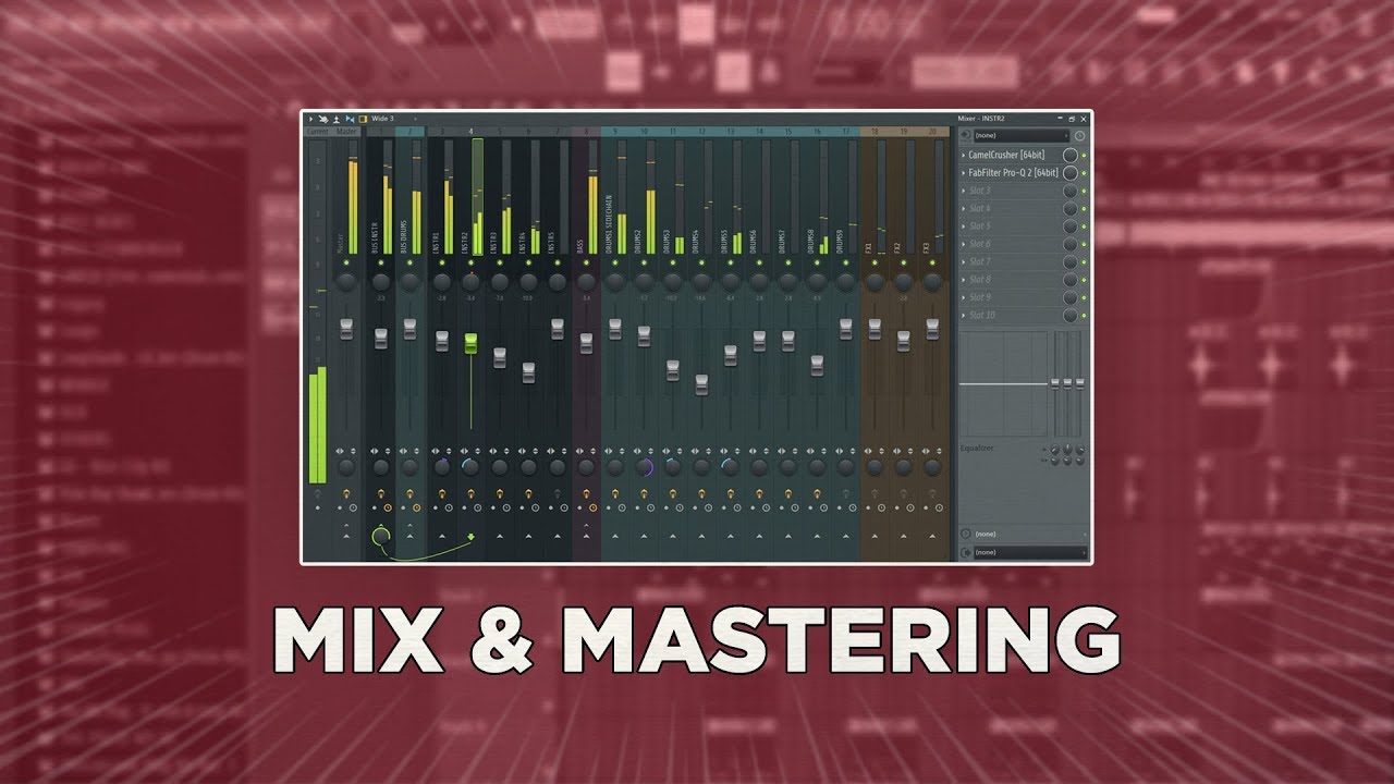 HOW TO MIX AND MASTER YOUR INSTRUMENTS | FL Studio 20 Tutorial