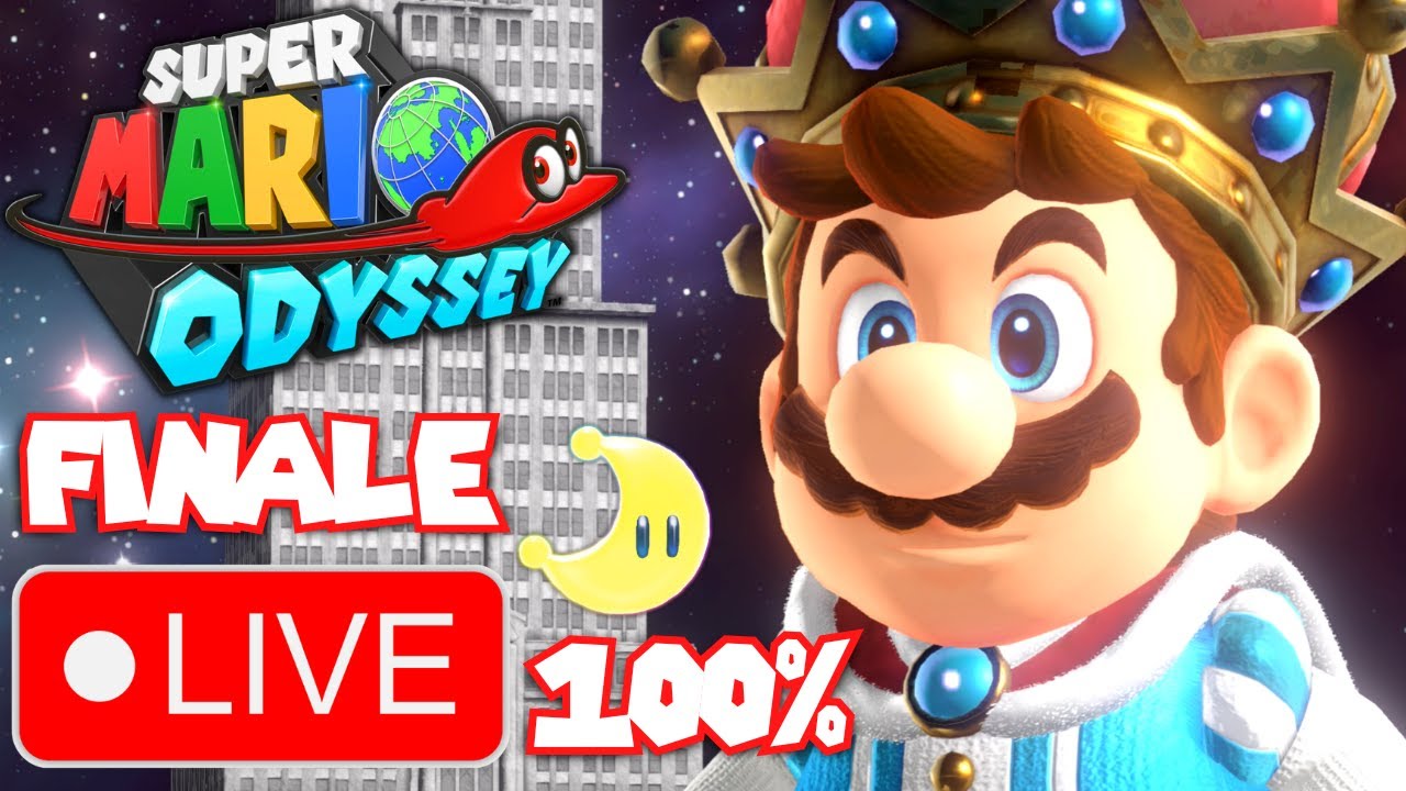 LIVE: Super Mario Odyssey – Episode 8 – Dark & Darker Side! All Power Moons 100%! (Nintendo Switch)