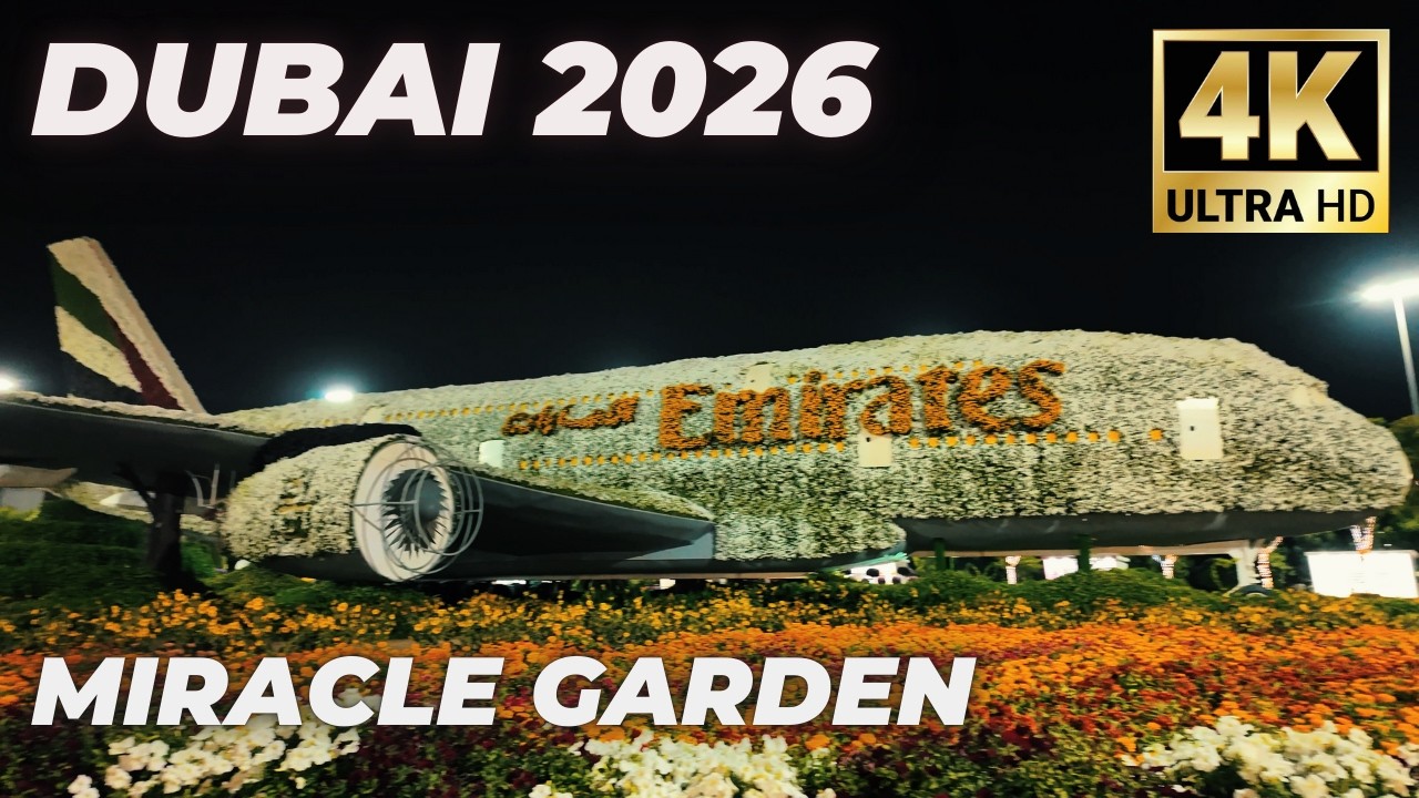 Dubai [4K] Dubai Miracle Garden 2026 | World's Largest Natural Flower Garden | Walking Tour 2026 🇦🇪
