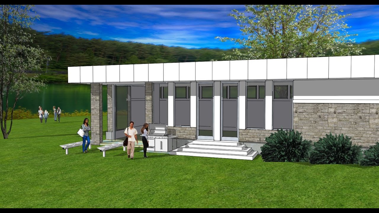 HOW TO CREATE a PANORAMIC BACKGROUND for a SketchUp Model or Animation