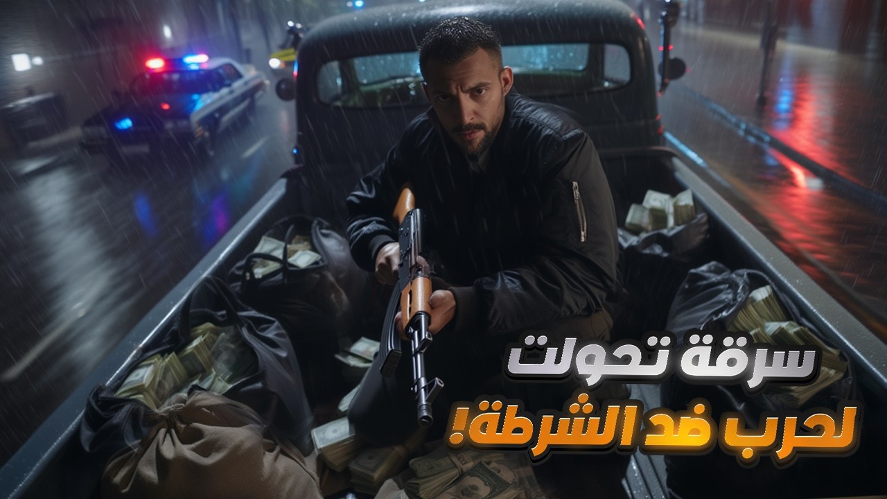 سرقة بنك أمريكي تحولت لحرب .. 5 مسلحين ضد الشرطة !!