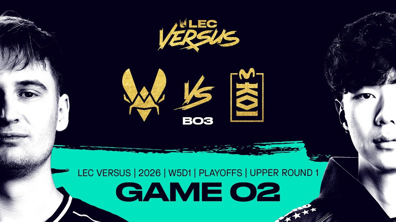 VIT vs MKOI | 2026 LEC Versus Playoffs - Upper Round 1 - Game 2 | Team Vitality vs Movistar KOI