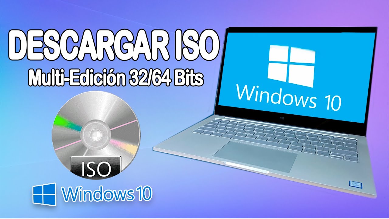 Como Descargar Windows 10 (ISO Oficial 32 y 64 bits) ✅