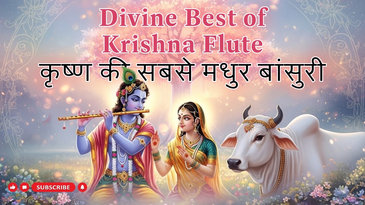 Meditation Sound of Krishna's Flute | Krishna Flute Music | EP 160 🎶