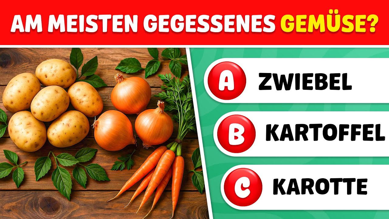 Kannst du 30/40 in diesem Allgemeinwissens-Quiz erreichen? 🤔 | 40 Fragen 🧠 - Knowlio-DE