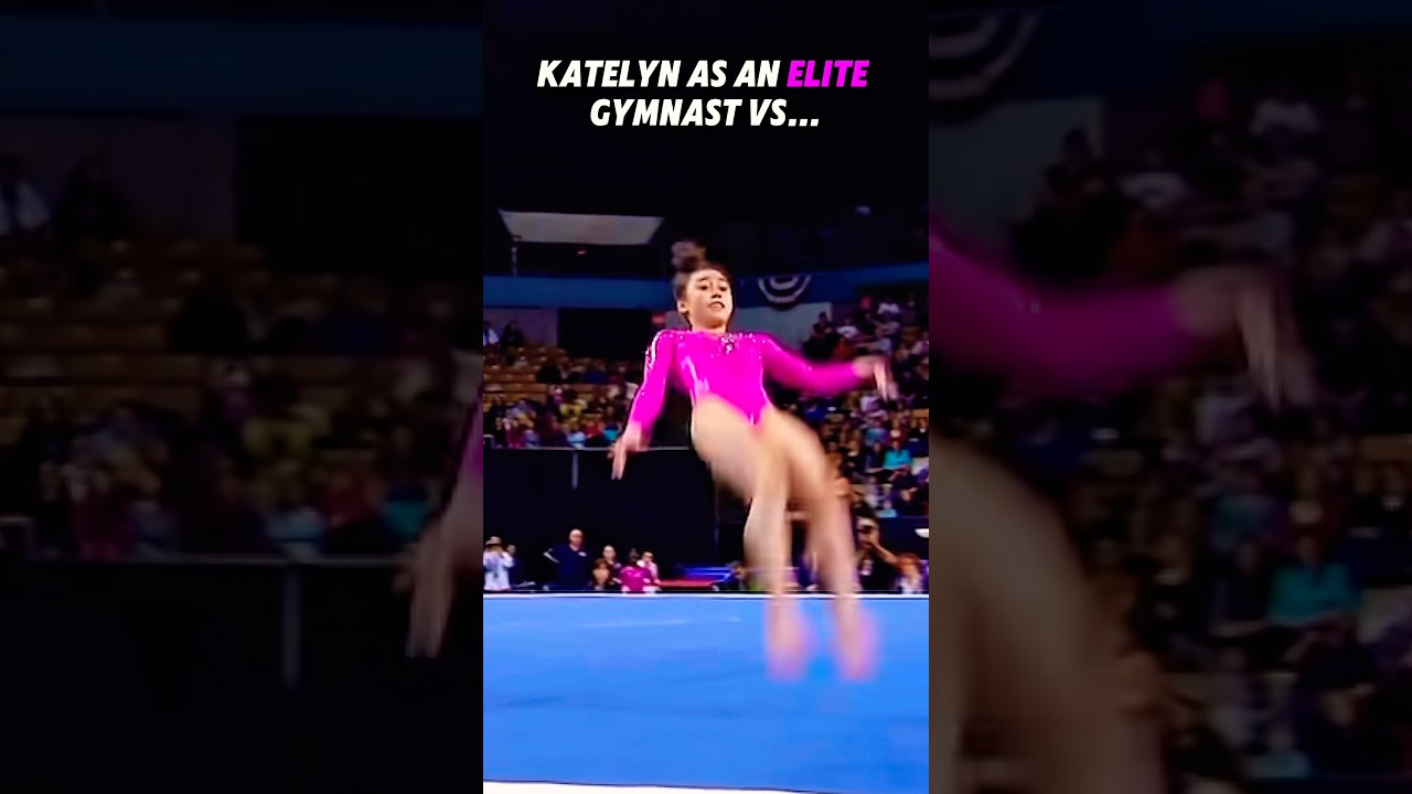 Wow She Looks So Much Happier☺️ #gymnastics #katelynohashi #gymnast