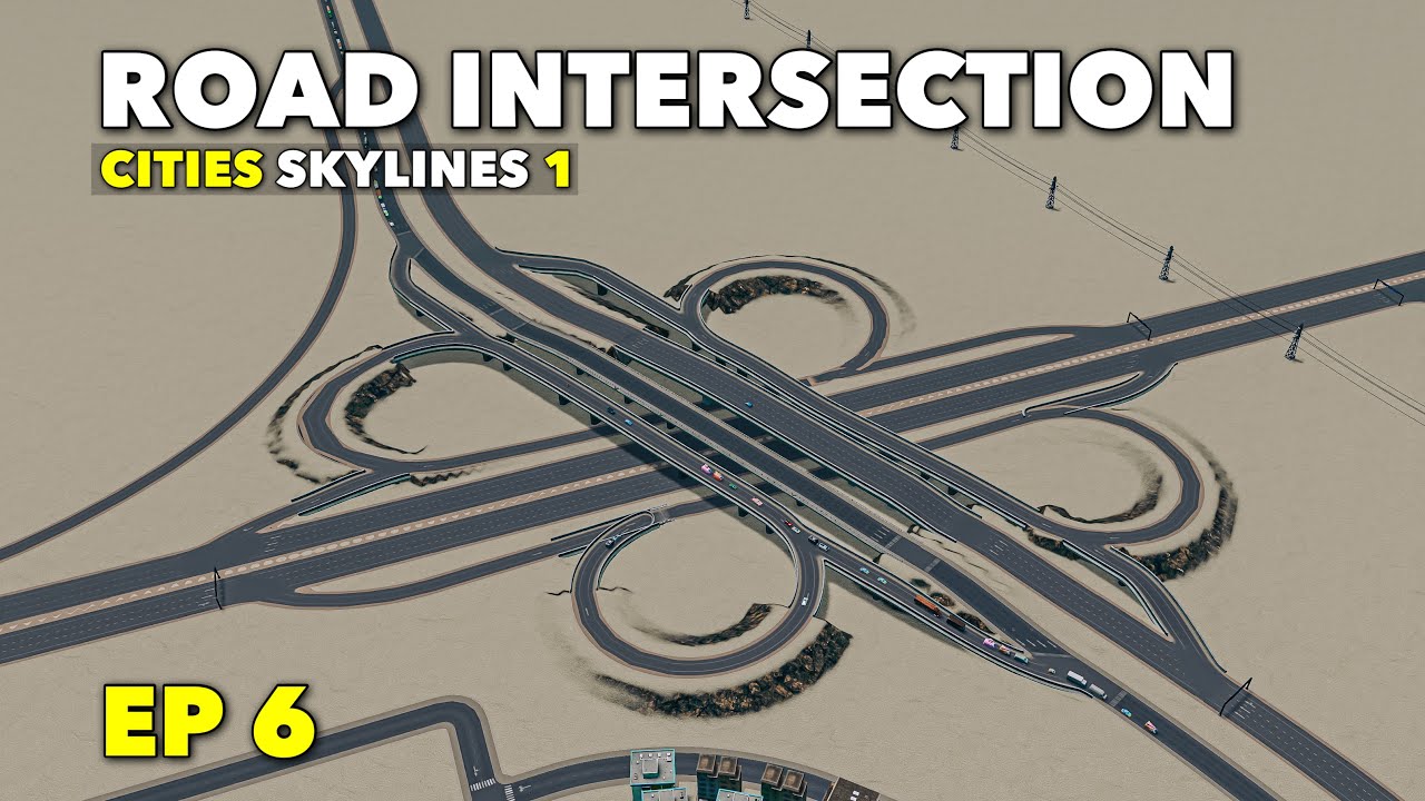 Cities Skylines &mdash; Dubai Build From 0 Ep.6  Building the Al Mamzar & Al Nahda 1 Road Junction [4K]