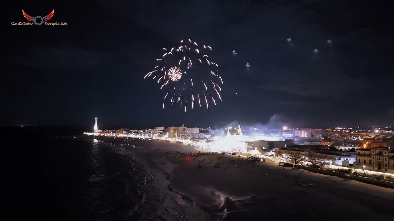 FUEGOS ARTIFICIALES CHIPIONA 2025 4K