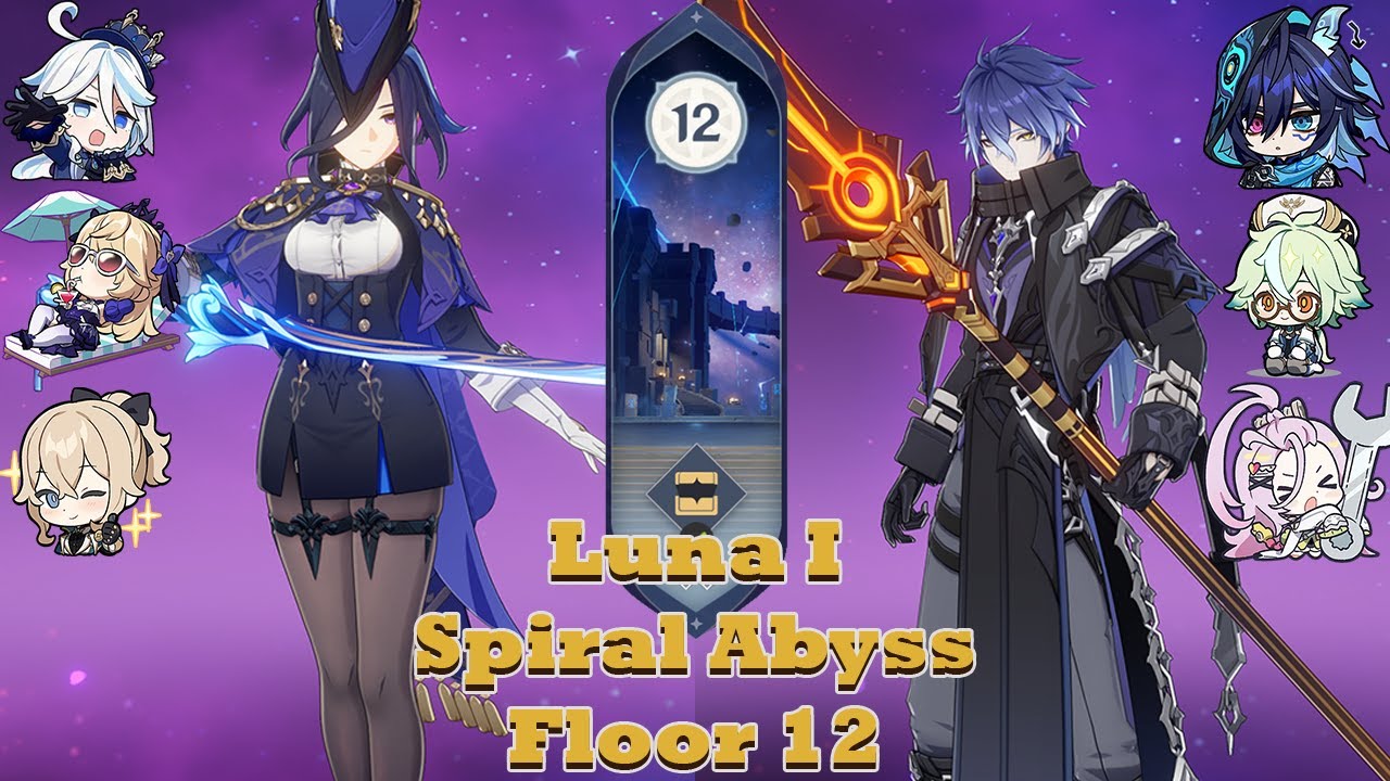[Luna I] Clorinde Electro Charge & C1 Flins Lunar-Charge Spiral Abyss floor 12 | Genshin Impact