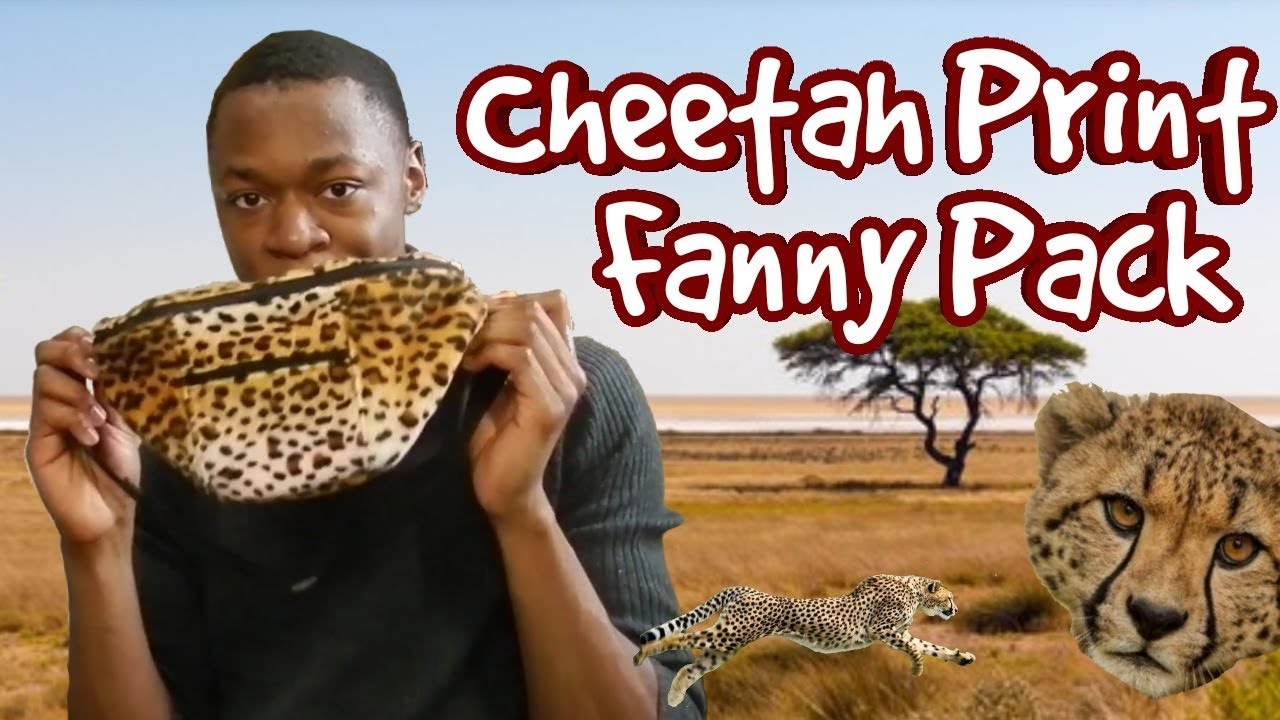 DIY custom cheetah print fanny pack | The Tall Tailor