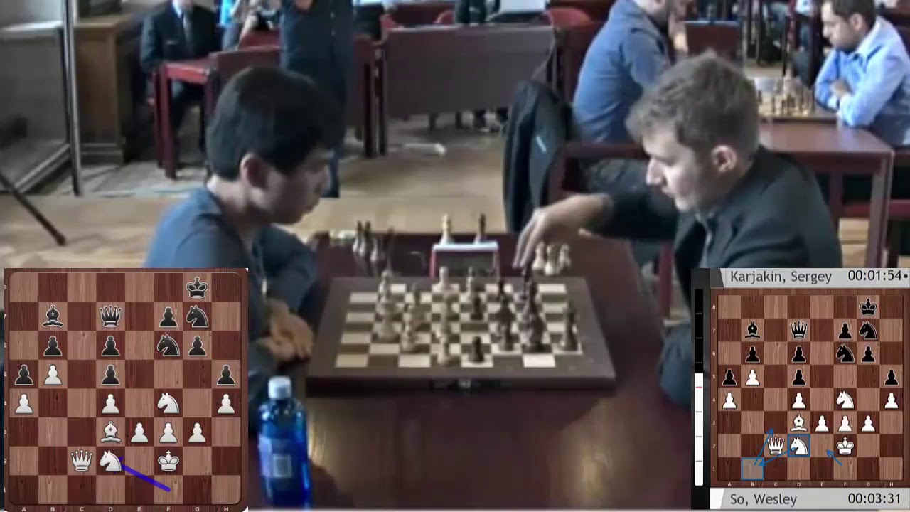 AMAZING GAME!! Wesley So vs Sergey Karjakin || Blitz chess 2018