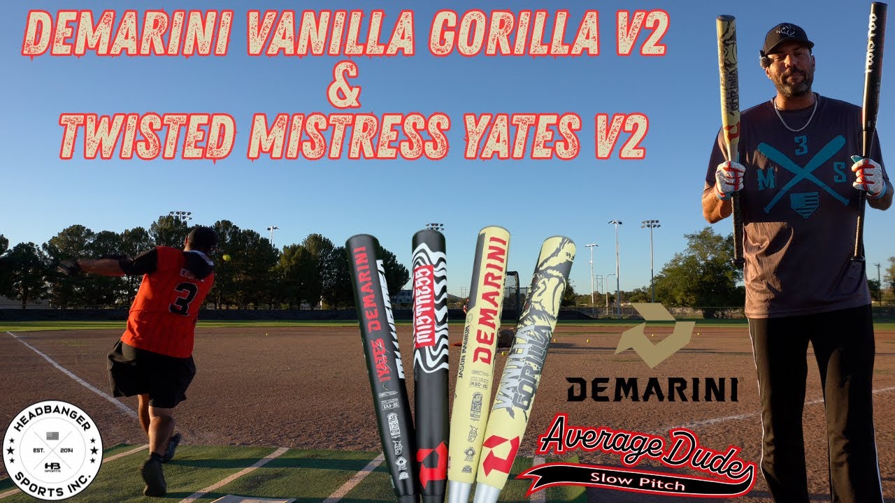DeMarini Vanilla Gorilla V2 и Twisted Mistress Yates V2 | Обзор бит USSSA Slowpitch