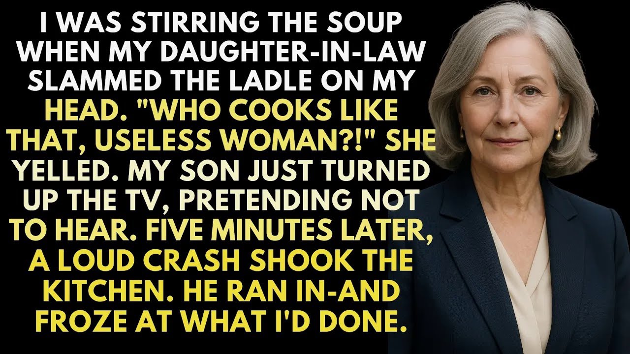 While Seasoning The Soup, My Daughter In Law Hit Me With A Ladle And Yelled, “Who Cooks Like That