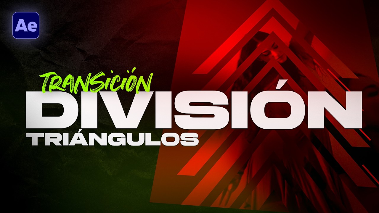 Transición Máscaras | División Triangular | After Effects