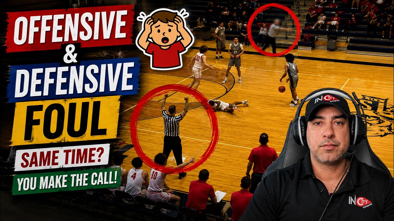 NFHS Basketball Training: Offensive/Defensive Fouls-Same Play? | InCity HotSpots | Sergio Hernandez