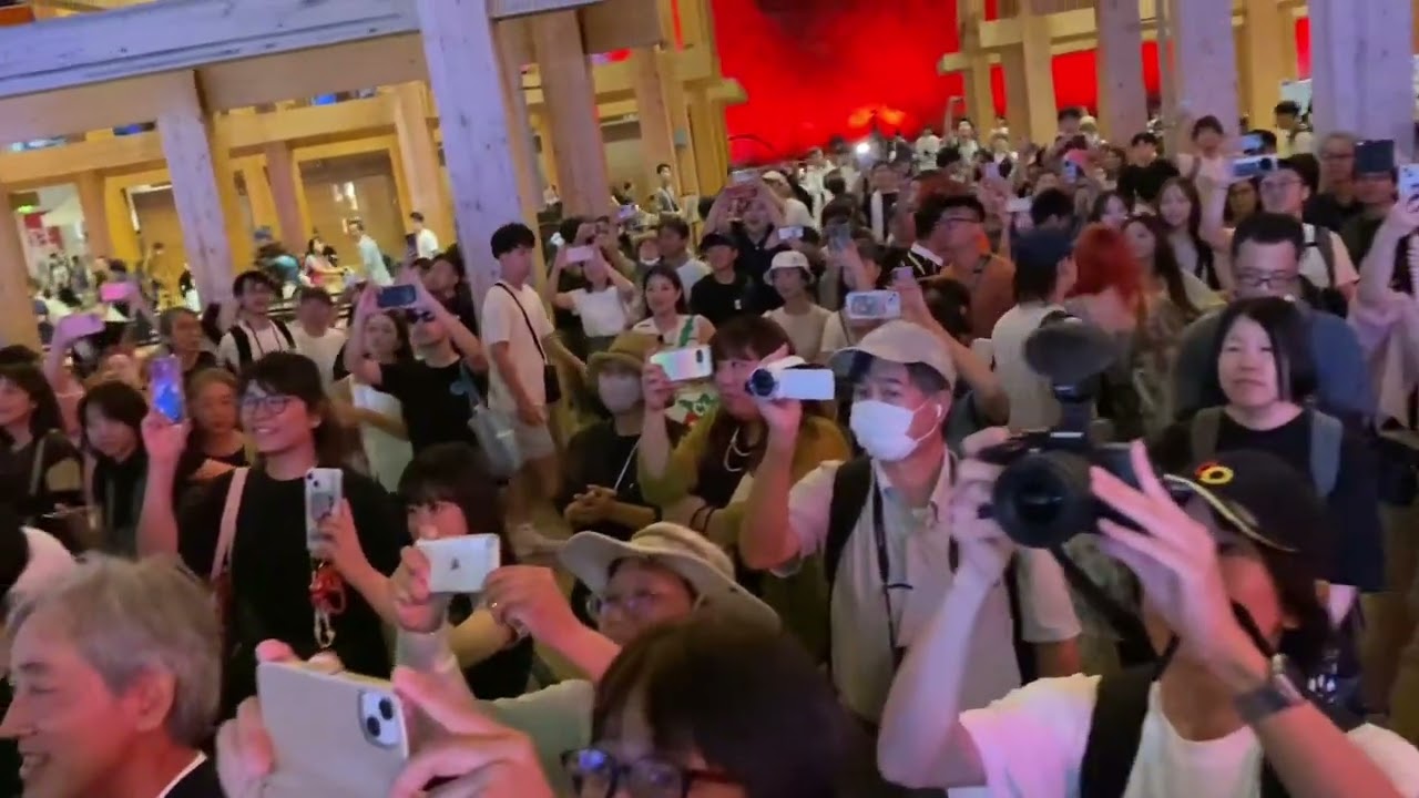 EXPO2025 盛り上がるインドネシアパビリオン